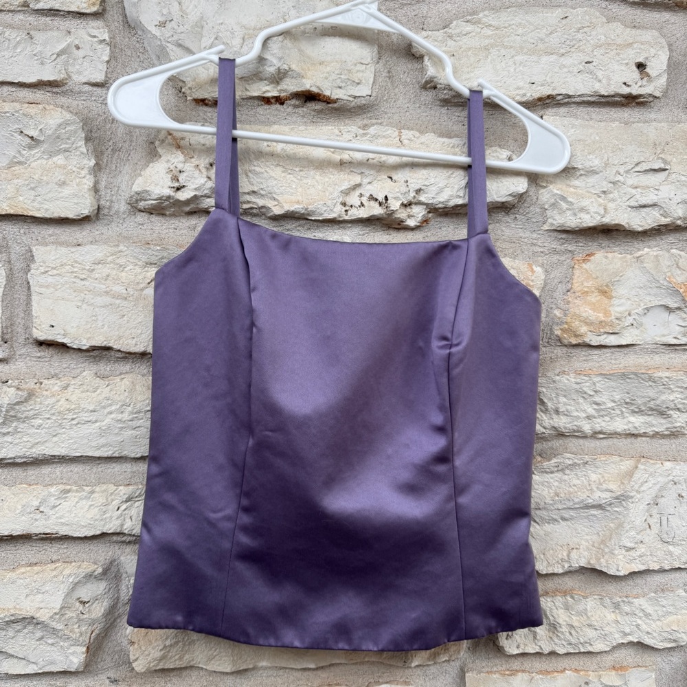 American Vintage Satin Lavender Top 14